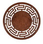 Hermia Labyrinth - Rose Juego de 4 Salvamanteles de Madera Rosa